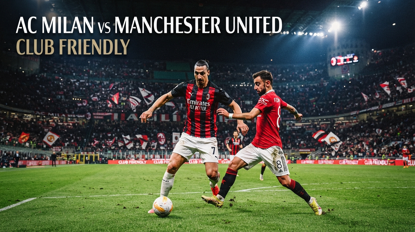 Tigoals AC Milan vs Man United Club Friendly Malam Ini 21.45 WIB – Saksikan Pertandingan Internasional yang Dinantikan