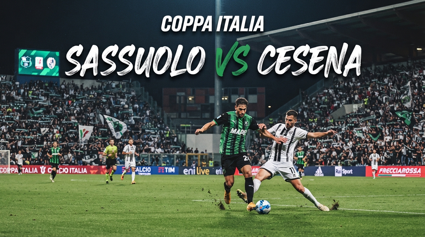Tigoals Bahas Sassuolo vs Cesena Malam Ini Pukul 23.30 WIB – Duel Coppa Italia yang Menjadi Perhatian Penggemar Sepak Bola